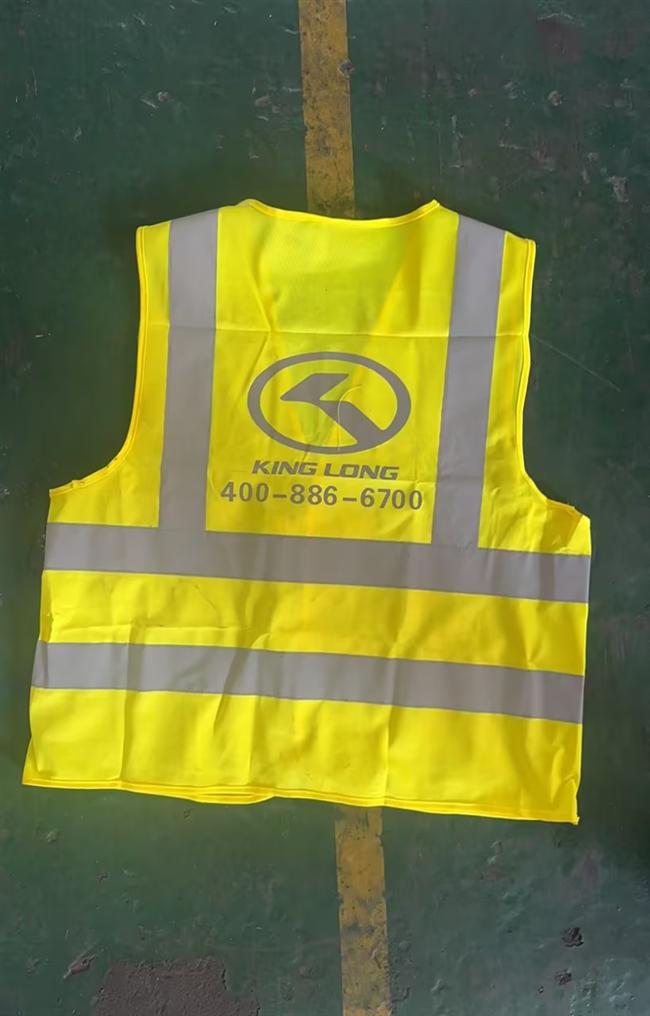 Reflective vest, micro-prism reflective material-1