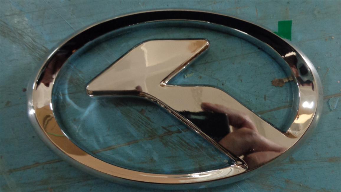 标牌,镀铬,粘贴,新金龙小商标牌