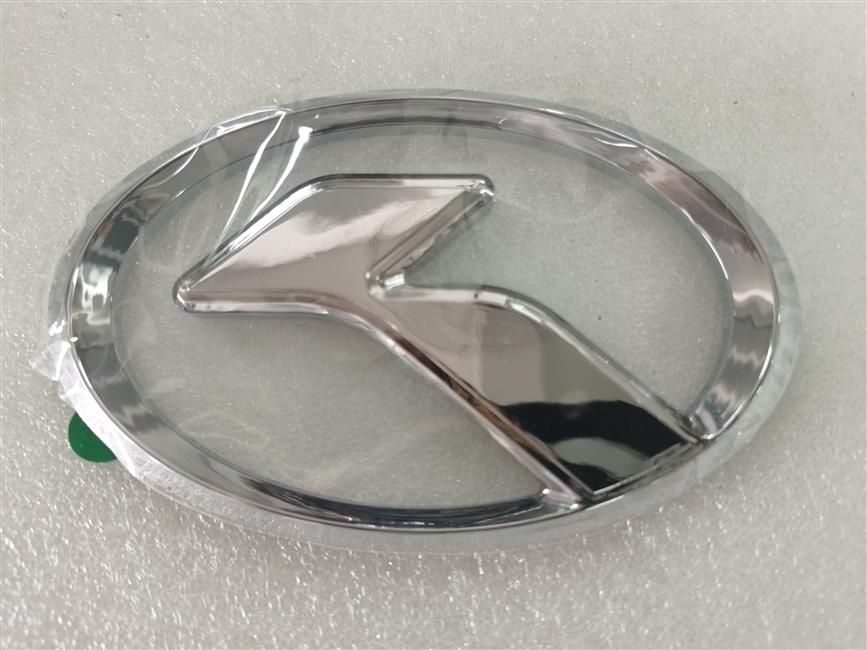 Signage, ABS, chrome plating, bonding, curved surface, 160*100, 