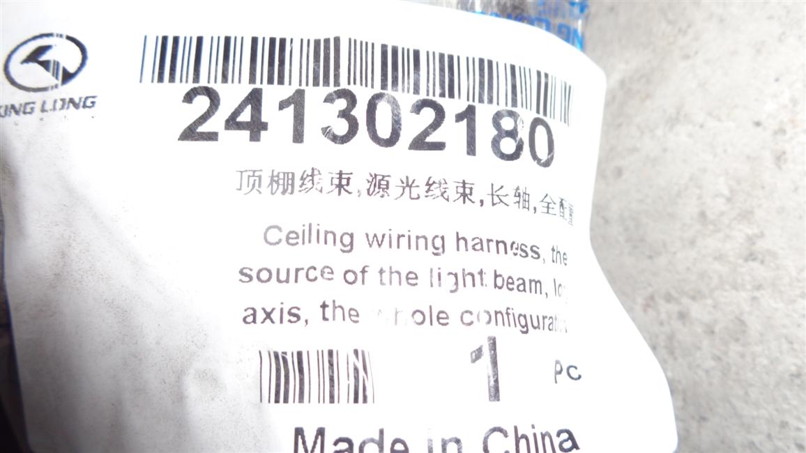 Ceiling harness, source light harness, long axis, full configuration