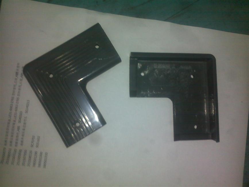 Декоративные части пола, инжекторные части, черные, LD31-603-2612, 90-градусный внешний угол перехода локтя