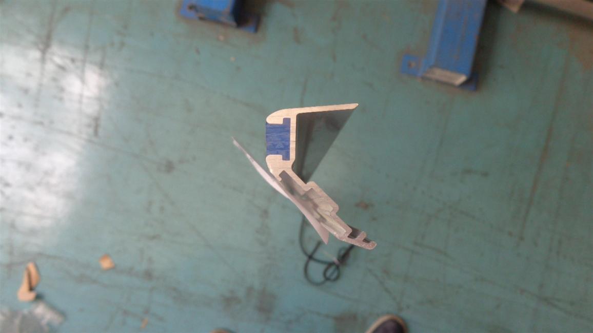 Floor lamp profile, LED light, blue light, XY-4841, upward light-2