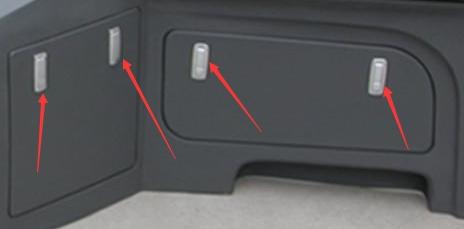 Silver white long strip lock, 253500086