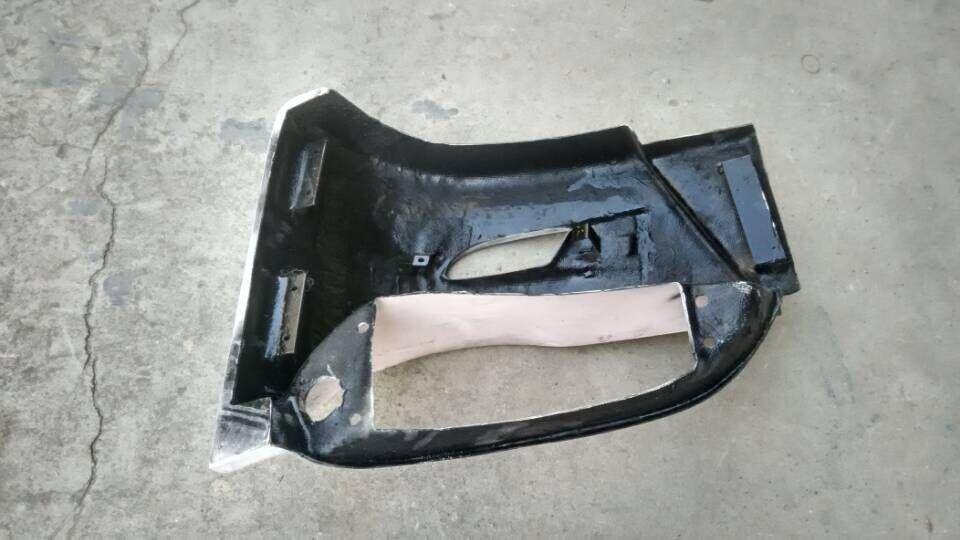 Right front light frame, 6106G, fiberglass, right four-link hinge