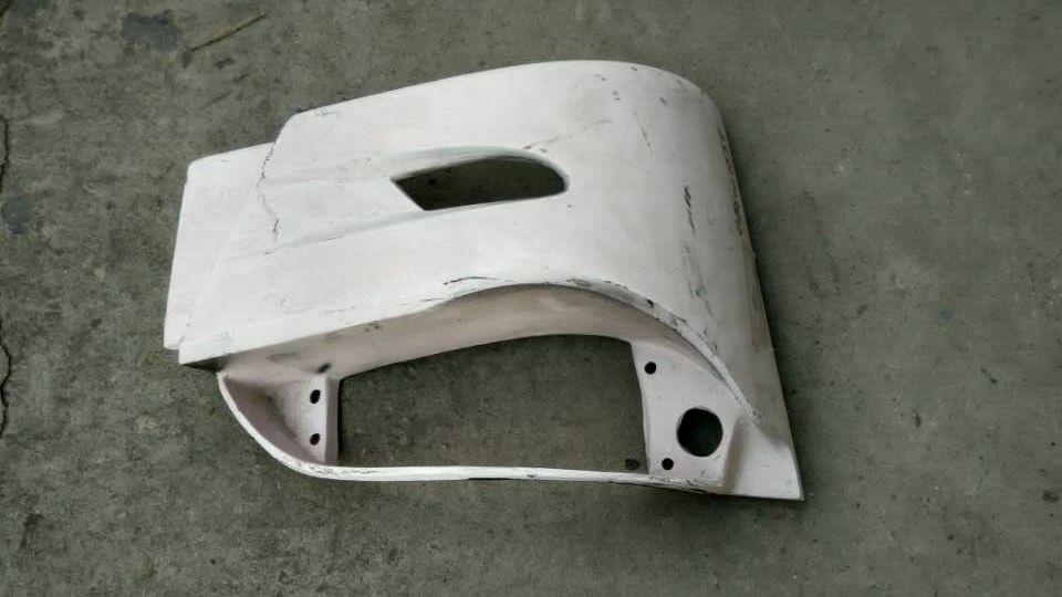 Right front light frame, 6106G, fiberglass, right four-link hinge-1