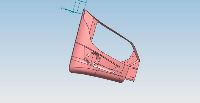 Правая передняя световая рама, 6119FY, стеклянная сталь