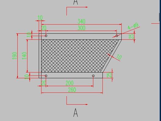 Front circumference decoration parts, 6608, hook net