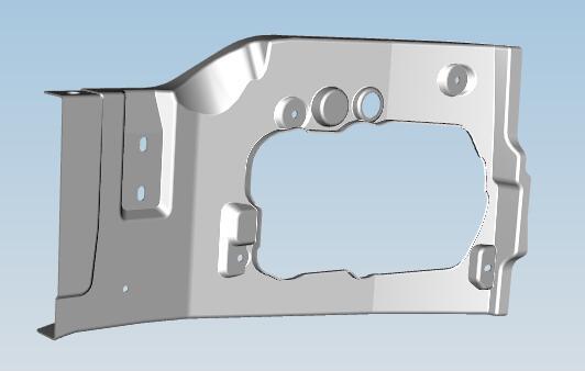 Left front light frame, 6706DY, DC stamping parts