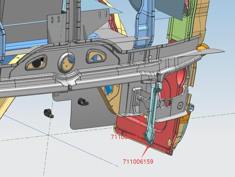 Поверхность переднего кожуха (отрицательная), 6706DY, части штамповки постоянного тока-2