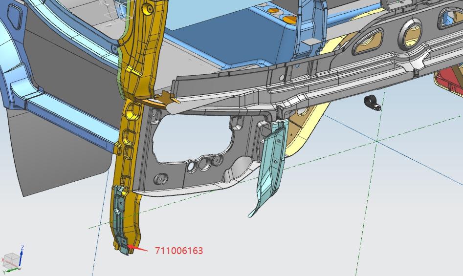 Поверхность переднего кожуха (отрицательная), 6706DY, части штамповки постоянного тока-3