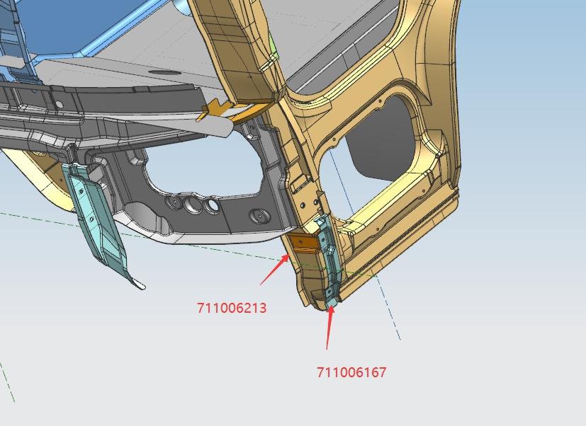 Поверхность переднего кожуха (отрицательная), 6706DY, части штамповки постоянного тока-1