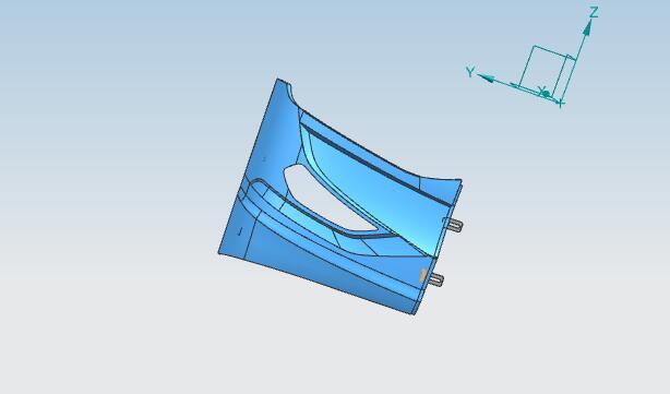 Headlight frame, 6112AY, FRP t=3.0, right, Jet Crown 5 headlights, flip
