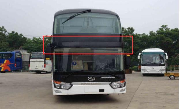 Front enclosure surface, 6129Y8, fiberglass t=3.0, front part of the door