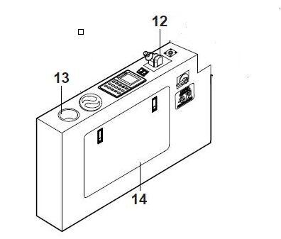 Sub-dash instrument panel, 6900G, left rudder
