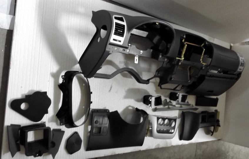 Main instrument panel assembly, left rudder, 09 model, chrome plated, gray, KS-1