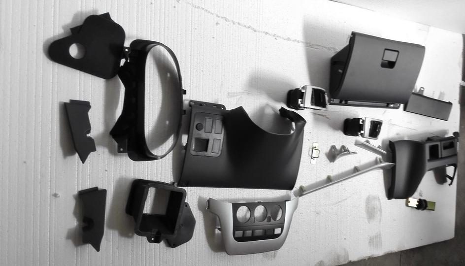 Main instrument panel assembly, left rudder, 09 model, chrome plated, gray, KS