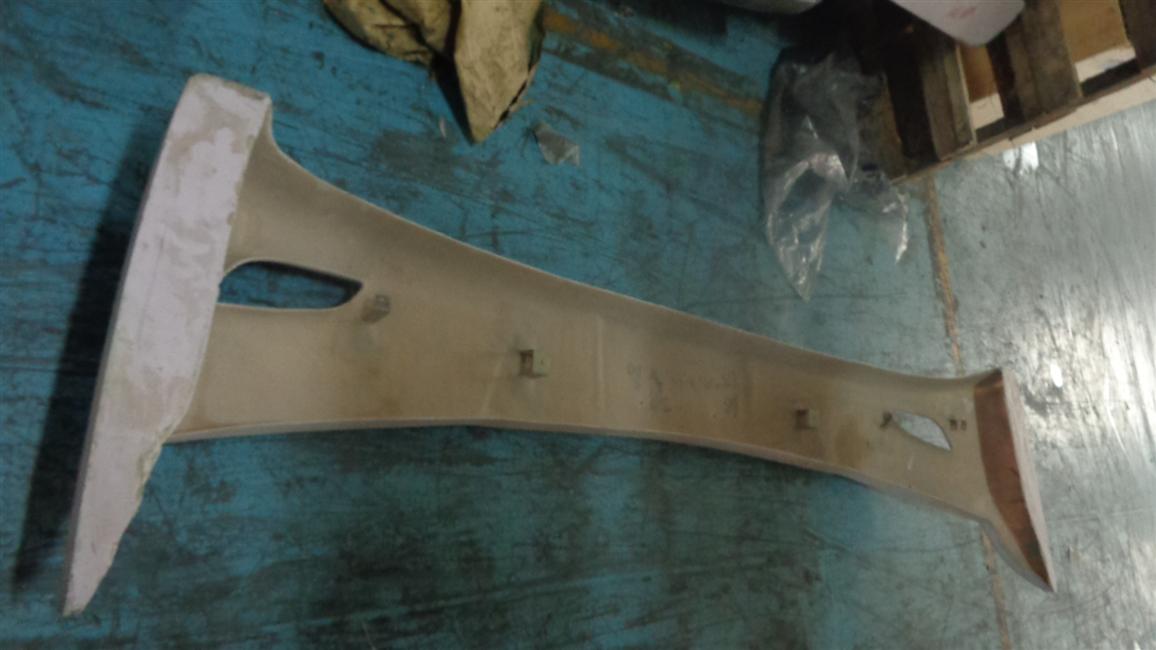 Front bumper, 6759Y, fiberglass t=3.0, integral type, front circumference lifted thirty