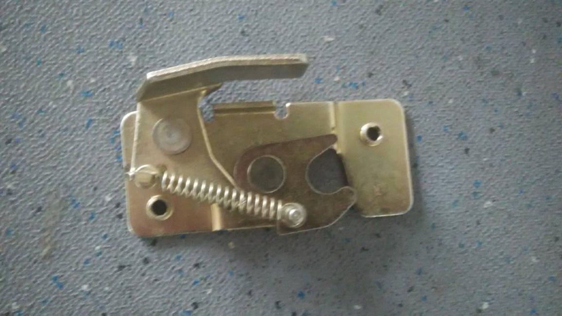 Замок переднего бампера, 6180G, окалиброванная сталь, HY