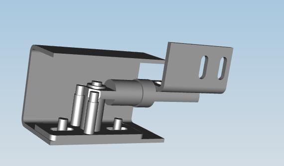 Left flip mechanism assembly, 6770G, Q235A