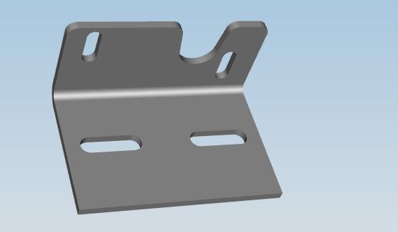 Bracket-front bumper lock, 6180G, Q235A t=4.0