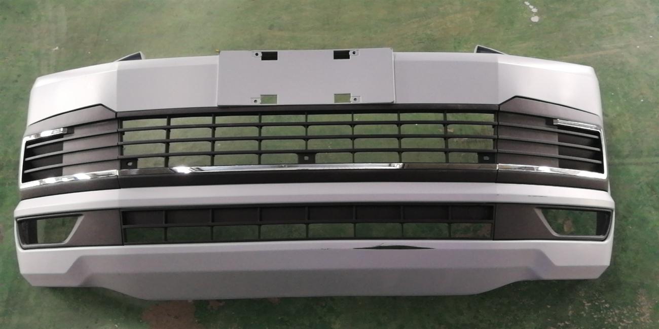 Front bumper assembly, 16 fog lamps, paintless, KS2V