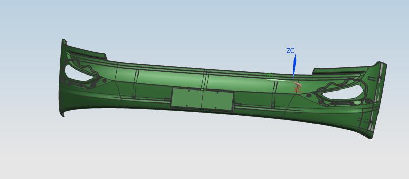 前保险杠,6905AY(捷冠5),DC04 t=1.0,整体式,加宽40