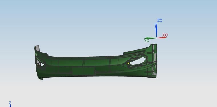 Передний бампер, 6905AY (Джет Корона 5), DC04 t = 1,0, интегрированный, расширенный 40-1
