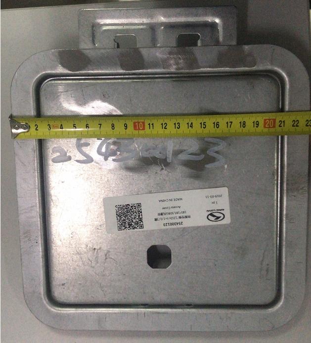 Боковая окружная дверь, DZn t=1,0, дверная крышка 185*185, воздушный шлюз S08G