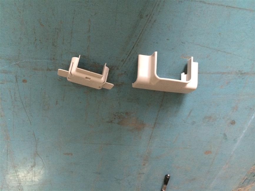 Cladding column joint, 6858Y, ABS 37090 grayish-white