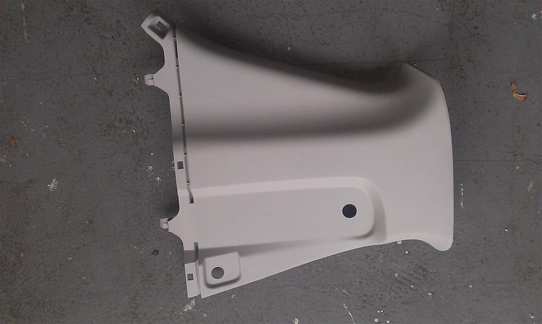 Column decorative guard assembly, on the left B column, without handrail, left rudder, 3110, gray, KS2