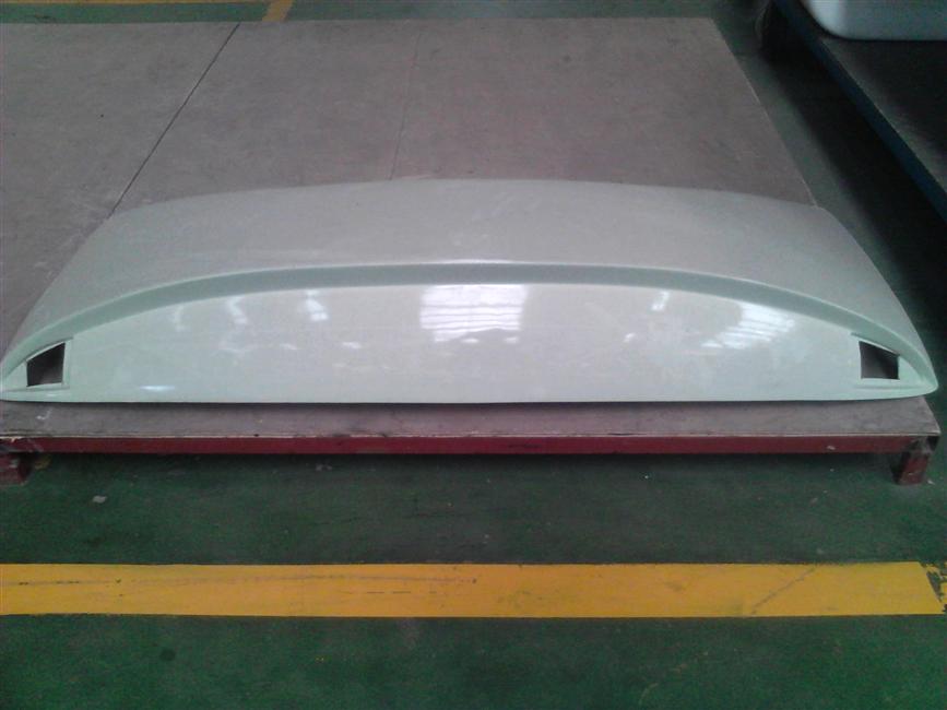 Top air intake hood, 6129P, universal left and right, 2000*782.1, fiberglass t=3.0