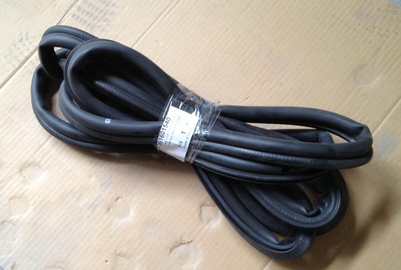 Glue strip, backstop glass, gray, universal, mid-top