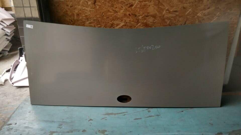 Rear warehouse door assembly, 6129Y2, aluminum warehouse door, iron frame warehouse door, iron hinge