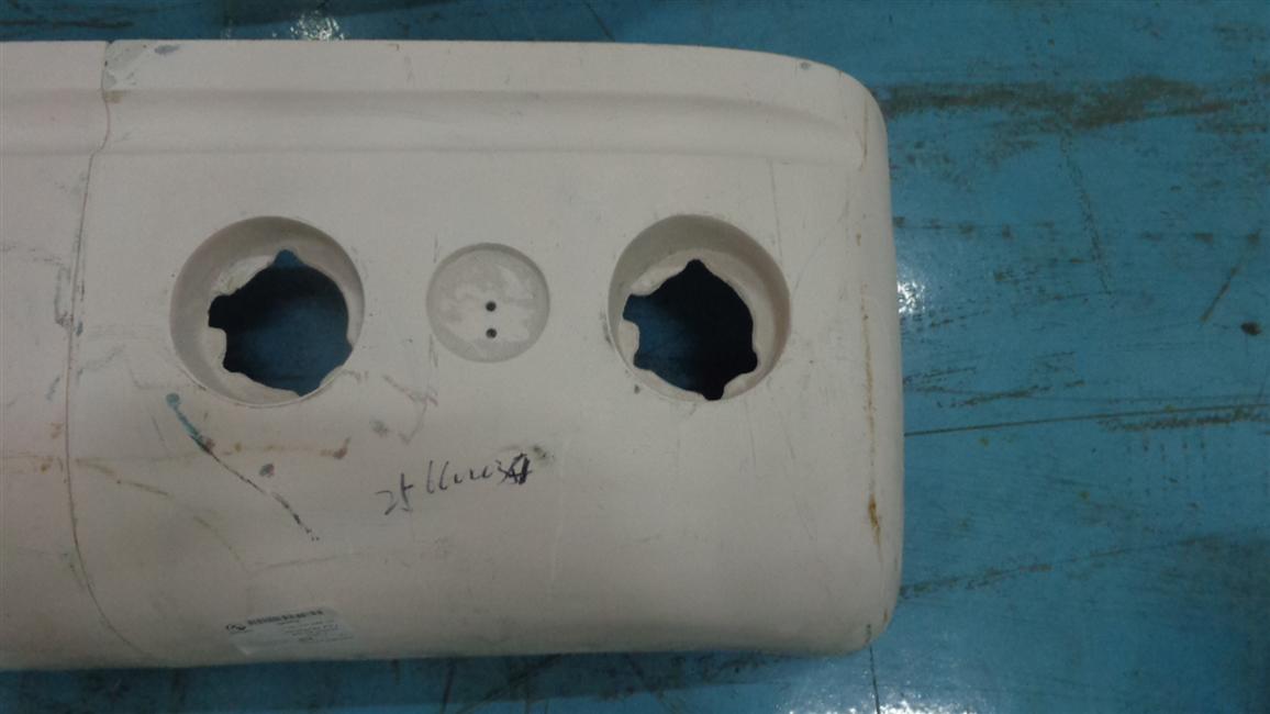 Rear left bumper, 6127Y, fiberglass, three-stage-1