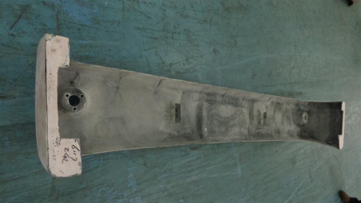 Rear bumper, 6117Y, fiberglass, integrated-2