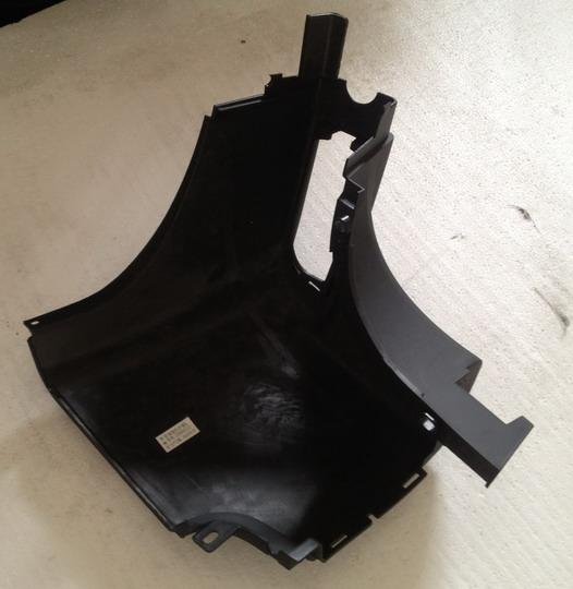 Rear bumper guard, 12 models, left, black, universal, KT