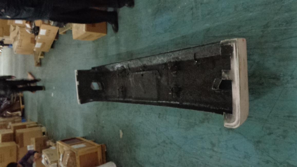 Rear bumper, 6128Y, fiberglass, integrated-1