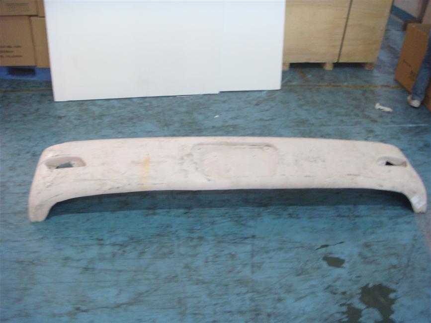 Rear bumper, 6129Y, 6140Y, fiberglass, integrated