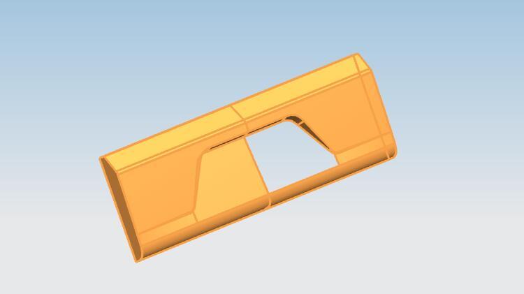 Rear bumper, 6119FY, fiberglass, integrated