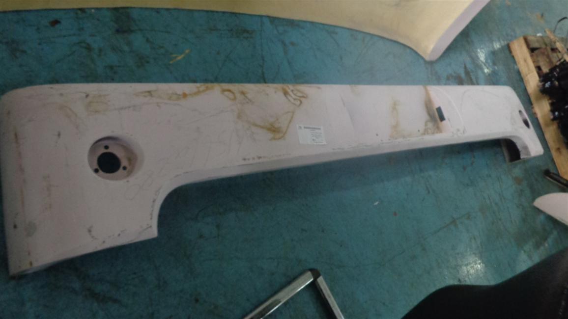 Rear bumper, 6900G, fiberglass steel-1