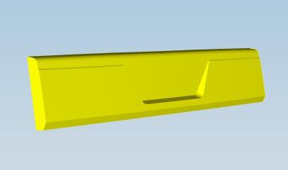 Middle and rear bumper, 6820G, DC04 t=1.0, three-stage