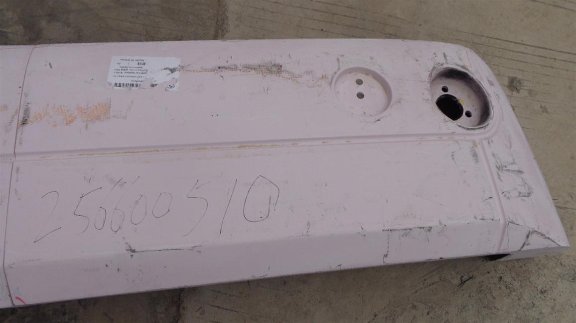 Left, rear bumper, 6120C European car, fiberglass, segmented