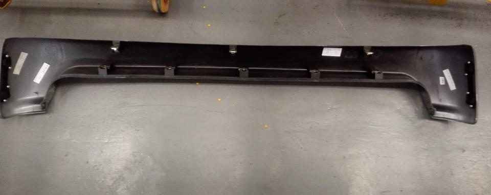 Rear bumper assembly, no rear step, no reflector, Galaxy Gray, KS