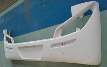 Rear bumper, 6902Y, fiberglass, integrated