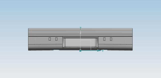 Rear bumper, 6850AGBEVL, fiberglass t=3.0, integral type, fifth generation of China Pakistan
