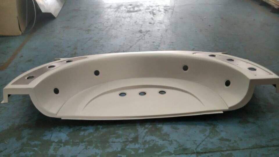 Rear inner top, 6117Y, 121842 light color, linen pressed parts/PP wood powder board