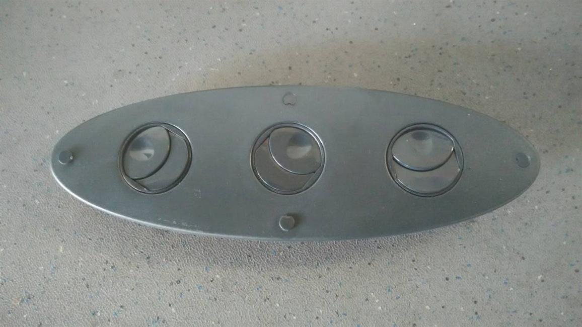 Декоративные запчасти сверху, Венгуанг, задняя часть среднего воздухоотвода, небелый, овальный-1