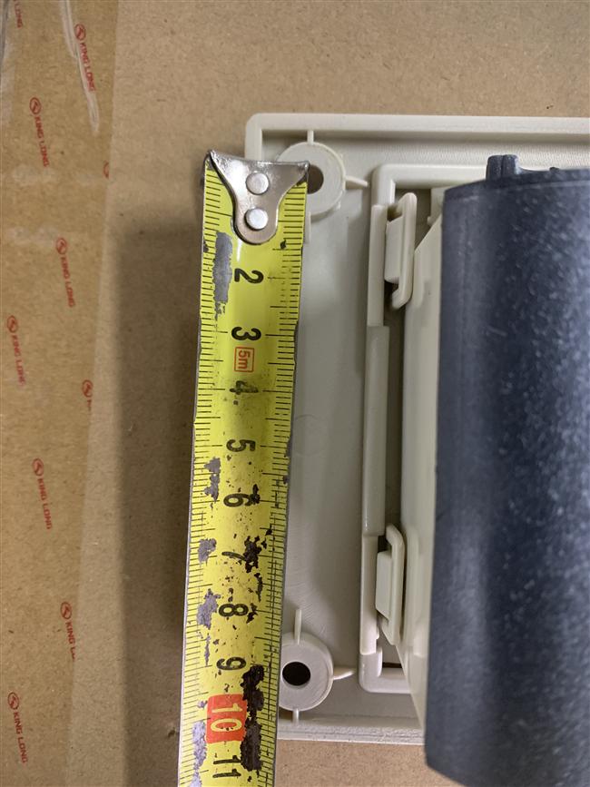 Simple double air duct outlet, CF-17A type, gray and white-1