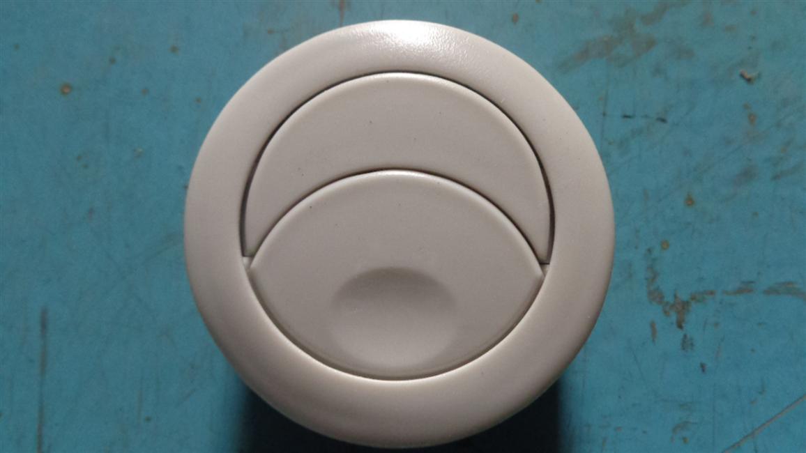 Air duct outlet, K01 type, off-white, 6110Y, injection molded parts