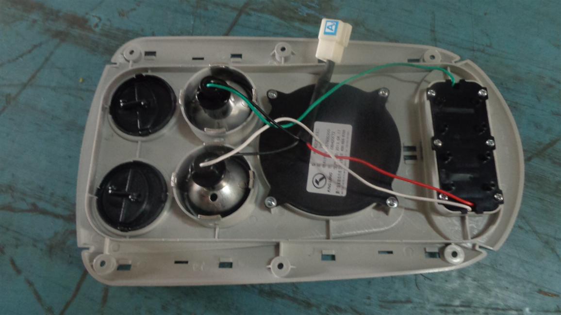 Air duct outlet, H-1 type, dark gray, 6799Y, ABS